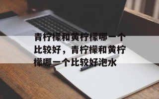 青柠檬和黄柠檬哪一个比较好，青柠檬和黄柠檬哪一个比较好泡水