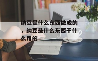 纳豆是什么东西做成的，纳豆是什么东西干什么用的