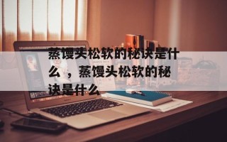 蒸馒头松软的秘诀是什么 ，蒸馒头松软的秘诀是什么