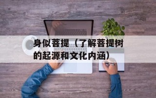 身似菩提（了解菩提树的起源和文化内涵）