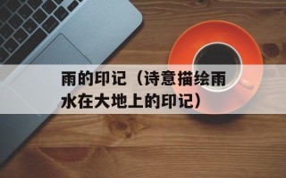 雨的印记（诗意描绘雨水在大地上的印记）