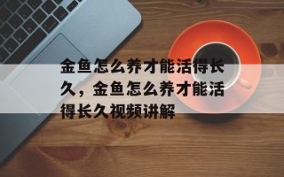 金鱼怎么养才能活得长久，金鱼怎么养才能活得长久视频讲解