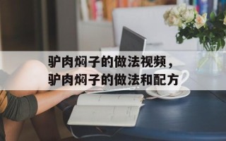 驴肉焖子的做法视频，驴肉焖子的做法和配方
