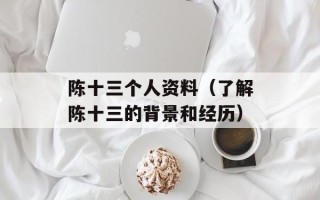 陈十三个人资料（了解陈十三的背景和经历）