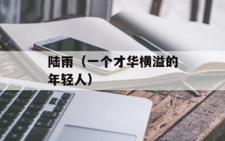 陆雨（一个才华横溢的年轻人）
