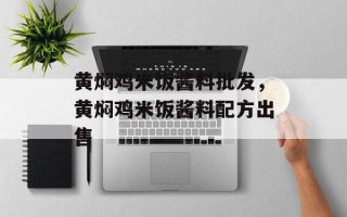 黄焖鸡米饭酱料批发，黄焖鸡米饭酱料配方出售