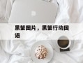 黑蟹图片，黑蟹行动国语