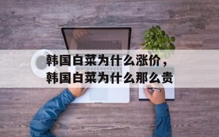 韩国白菜为什么涨价，韩国白菜为什么那么贵