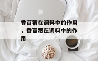 香苜蓿在调料中的作用，香苜蓿在调料中的作用