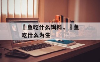 鮰鱼吃什么饵料，鮰鱼吃什么为生