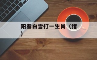 阳春白雪打一生肖（猪）