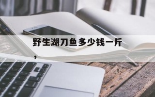野生湖刀鱼多少钱一斤，