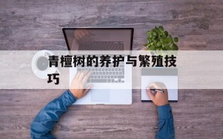 青檀树的养护与繁殖技巧