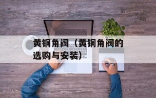 黄铜角阀（黄铜角阀的选购与安装）