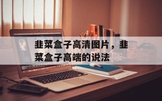 韭菜盒子高清图片，韭菜盒子高端的说法