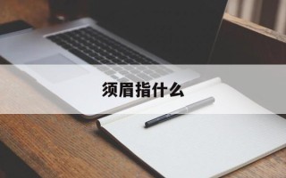 须眉指什么