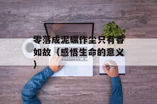 零落成泥碾作尘只有香如故（感悟生命的意义）-第1张图片-