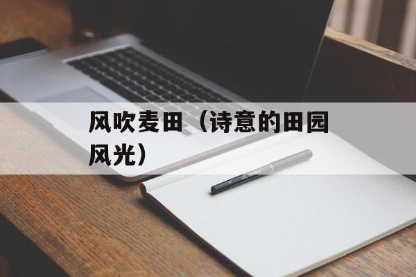 风吹麦田（诗意的田园风光）-第1张图片-