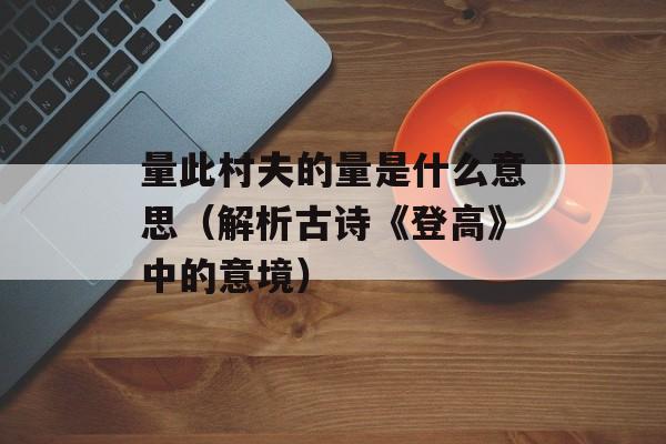 量此村夫的量是什么意思（解析古诗《登高》中的意境）-第1张图片-
