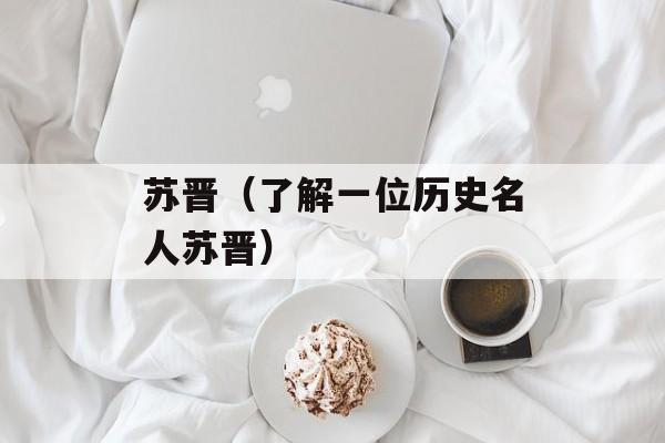 苏晋（了解一位历史名人苏晋）-第1张图片-